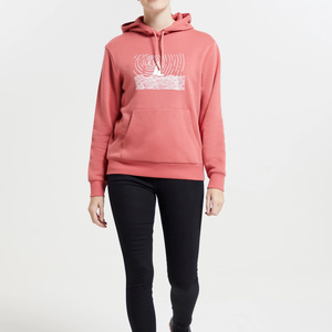 Sudadera con Capucha para Mujer, Hombros Caídos, Mangas Largas, Transpirable, 100% Algodón, con Logotipo Personalizado - Product Image 3