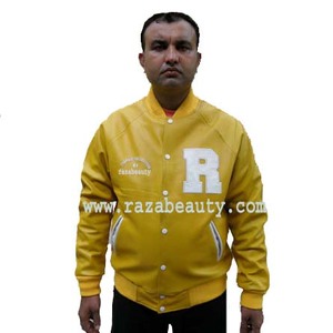 Écusson de broderie chaud de haute qualité pour hommes OEM personnalisé veste universitaire Bomber Letterman pour hommes - Product Image 6