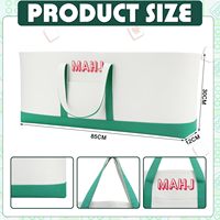 Sac de transport en toile pour tuiles et plateaux de Mahjong américain, vide, pour accessoires de jeux de tuiles, cadeaux