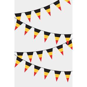 Belgian Triangular <b>Banners</b> for Party Decorations - Product Image 1