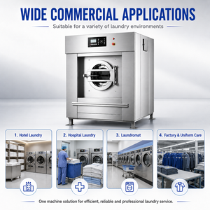 Lavadora Comercial Automática, Lavadora de Autoservicio para Negocios de Lavandería - Product Image 6