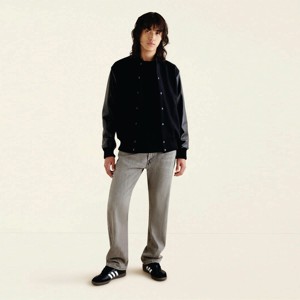 OEM Manufacturer's High Quality Winter Wool Satin Chenille Embroidery Leather Custom <b>Baseball</b> Letterman Varsity <b>Jacket</b> <b>for</b> <b>Men</b> - Product Image 2