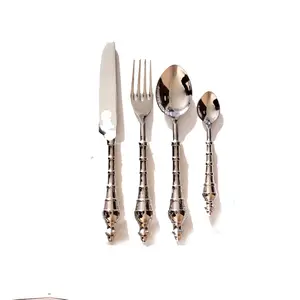 Fournisseurs indiens de qualité supérieure, vente en gros de couverts en acier inoxydable, fabricant de couverts en métal, ensemble à un prix abordable pour une fête - Product Image 1