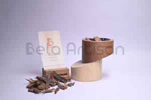 Wooden <b>Bukhoor</b> <b>Burner</b> - Dubai Perfumes Wholesale, Qatar & Kuwait Mubkhar, Ramadan 2025 Eid Decoration by Bela Artisan - Product Image 2