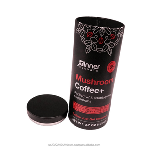 Wholesale Custom Small Round Tin Tea <b>Box</b> Empty Black <b>Metal</b> Can for Loose Tea for Food Candy Cookie Chocolate Storage - Product Image 2