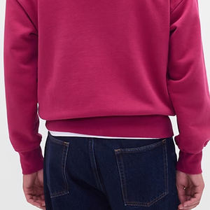 Sudadera con Capucha de Alta Calidad con Puños Acanalados y Logotipo Personalizado para Hombre, con Color Sólido y Bolsillos Tipo Canguro, Diseño de Mangas Completas - Product Image 6