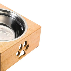 ชามและเครื่องให้อาหารสุนัขรูปทรงกลมทำจากสเตนเลสสำหรับสัตว์เลี้ยงผลิตจากอินเดีย - Product Image 3