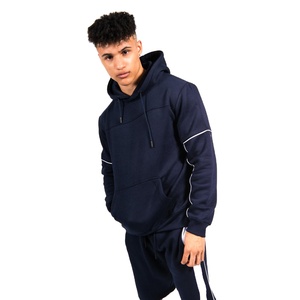 Mens Hooded <b>Top</b> and Shorts Set Premium Cotton Polyester Summer Gym Training Streetwear Tracksuit Custom OEM Private Label - Product Image 3