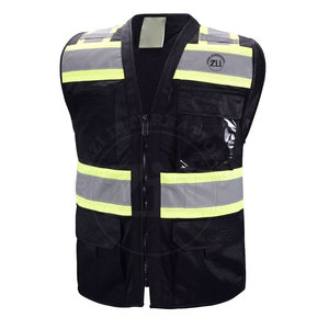 Chaleco de Seguridad Reflectante de Alta Visibilidad, ANSI Clase 1, Impermeable, con LED Intermitente, Logotipo Personalizado, Precio Razonable - Product Image 1