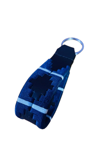 Porte-clés polo durable en cuir véritable avec broderie du fournisseur en gros - Product Image 3