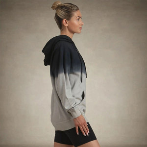 Sudadera con capucha y cremallera de marca personalizada OEM, conjunto de chándal de otoño para correr de lana para hombre, conjunto con bolsillo para invierno - Product Image 5