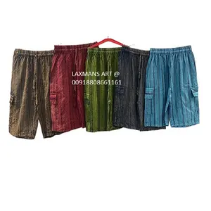 การออกแบบใหม่ผ้าฝ้ายพิมพ์กางเกงขาสั้นผู้หญิงกางเกงมังสรรค์พิมพ์กางเกงขาสั้นกางเกงขายส่งกางเกงขาสั้นผ้าฝ้ายกางเกงกางเกงขาสั้นพิมพ์โบฮีเมียน - Product Image 1