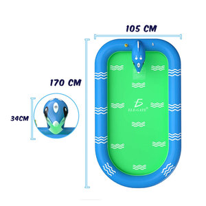 Piscina Inflable Resistente con Aspersores y Cabeza de Delfín, Tamaño Personalizado, Flotador de Diversión para Uso en Ríos - Product Image 2