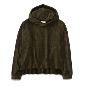 High Quality Breathable Custom Logo <b>Velour</b> & Cotton Fleece Women's Tracksuit Stylish Autumn Season <b>Hoodies</b> Hooded Collar - Product Image 4