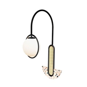 modern Style Rattan <b>Rope</b> Chandelier Restaurant and Bar bamboo Lamp Handmade Hemp <b>Rope</b> Chandelier floor lamp wall lamp shade - Product Image 2