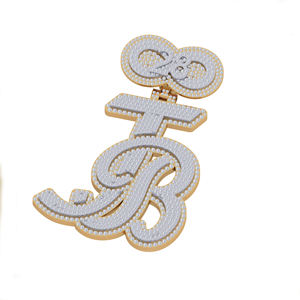 Vibrance Moissanite Diamant Pendentif Et Charme 14K Or E Couleur Ronde Brillant Coupe VVS2 Haute Clarté Élégant Hip Hop Bijoux - Product Image 6