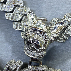 จี้เพชรแบบกำหนดเองออกน้ำแข็งคุณภาพสูงจี้ฮิปฮอปจี้เงินจี้เพชร925สเตอร์ลิง - Product Image 3