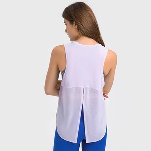 Camiseta sin mangas personalizable para mujer, camiseta de la mejor calidad, camiseta informal para Fitness, Yoga, deportes, ropa activa de talla grande, transpirable - Product Image 3