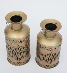 High Quality Round Available Candle Jar for Home & Hotel Decoration New Design Best Price Metal Candle <b>Lantern</b> - Product Image 2