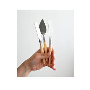 Juego de cuchillos de mantequilla de latón, juego de rebanadores de queso, juego de esparcidor de queso, mango de mármol para producto de gran oferta, muestra gratis - Product Image 5