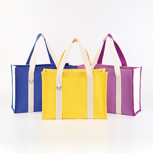 Bolso de mano imprimible informal Bolso de regalo de lona de algodón orgánico reciclado Bolso de compras de un solo hombro - Product Image 2