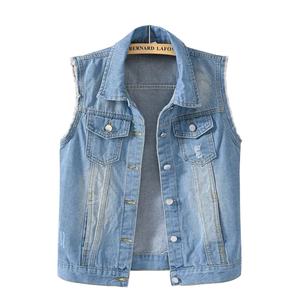 <b>Denim</b> <b>Vest</b> for the Modern Men and <b>women</b> Casual Vintage Stylish <b>Denim</b> <b>Vest</b> Wardrobe Essential Distressed Effortlessly Cool Style - Product Image 5