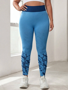 Pantalon de yoga élastique taille haute personnalisé pour femmes Leggings à logo imprimé léopard à séchage rapide Technologie de sublimation - Product Image 4