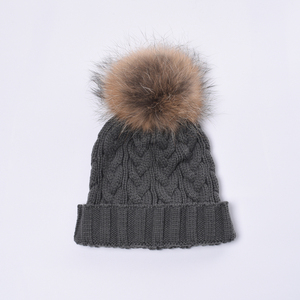 หมวกไหมพรมอะคริลิคให้ความอบอุ่นในฤดูหนาวสำหรับผู้หญิงมีหลายสีให้เลือกดีไซน์แฟชั่นสไตล์เกาหลี - Product Image 4