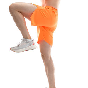 กางเกงขาสั้นผู้ชายเฮฟวี่เวทระบายอากาศได้ดีดีไซน์สีพื้นชุดออกกำลังกายพร้อมพิมพ์หน้าจอดิจิตอลเป็นมิตรกับสิ่งแวดล้อมบริการ OEM - Product Image 5