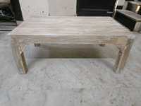 Nouvelle petite table décorative de thé café pour la maison hôtel restaurant Yacht et café côté plage en aspect naturel lavage blanc antique