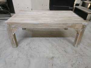 ใหม่โต๊ะตกแต่งชากาแฟขนาดเล็กสําหรับร้านอาหารโฮมโฮเทลเรือยอชท์และร้านกาแฟริมชายหาดในลักษณะธรรมชาติล้างสีขาวโบราณ - Product Image 3