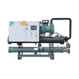 40HP 40TON 140KW Water chilling equipment Water cooling type screw chiller