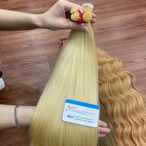 Producto de Venta caliente Cabello a granel Múltiples colores 100% Extensiones de cabello alineadas con cutícula de cabello humano vietnamita - Product Image 3