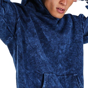 100% Cotton <b>Men's</b> Clothing Vintage Black Acid Wash Hoodies <b>Men</b> <b>Oversized</b> Hip Hop Sweatshirts Casual Pullover <b>Hoodie</b> - Product Image 5