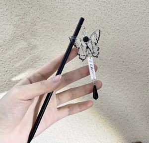 Sofisticados palos para el pelo de cuerno de búfalo Fusion y pasadores de cuerno de vaca y buey de lujo artesanías naturales elegantes para decoraciones elegantes para el cabello - Product Image 3