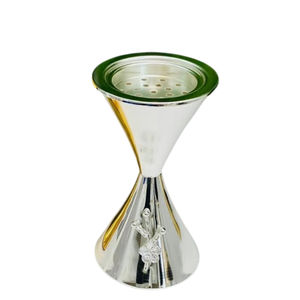 Soporte de incienso de Metal plateado martillado de alta calidad, quemador de incienso de Mesa para el hogar islámico Bakhoor para restaurantes de Hotel - Product Image 2