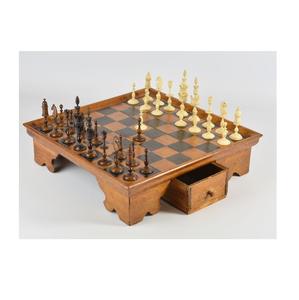 Tablero de Ajedrez de madera duradero y duradero hecho de madera de acacia con artesanía artística y atractivo visual - Product Image 3