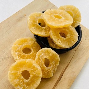 Anneaux d'ananas secs les plus vendus en vrac meilleur prix collations aux fruits tropicaux ananas tranchés déshydratés - Product Image 5