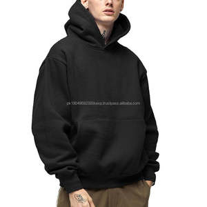 Sudadera con Capucha Extra Grande de Algodón de Alta Calidad para Hombre, Ropa Urbana Personalizada, Logotipo OEM, Sudaderas Extra Grandes Personalizadas para Hombre - Product Image 2