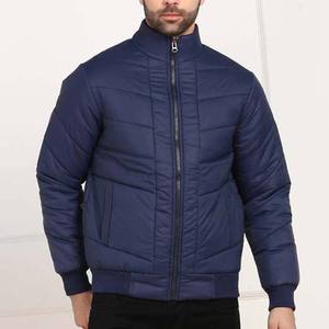Blouson bombardier personnalisé pour hommes prix bon marché blousons bombardier coupe-vent chauds d'hiver en polyester et en nylon de grande qualité avec fermeture éclair - Product Image 1