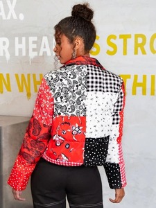 Prix de gros Hiver Chaud Femme Doudoune Tissu Confortable Respirant Caractéristique Teint Uni - Product Image 2