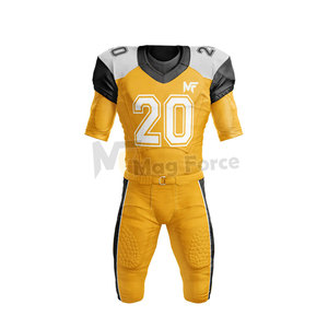 Diseña tu propio conjunto de uniformes de fútbol americano Hecho en poliéster Equipo de uniformes de fútbol americano para adultos - Product Image 2