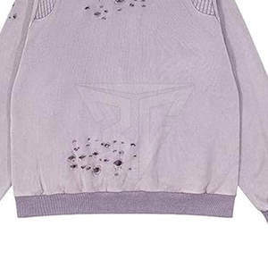 Sweats à capuche décontractés pour hommes 2025 personnalisé accepter Logo personnalisé sweat à capuche en détresse personnalisé - Product Image 4