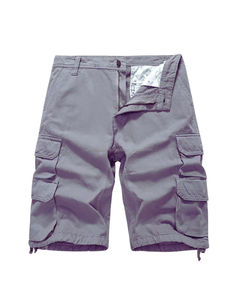 Short en coton décontracté pour hommes, logo personnalisé, vêtements de sport d'été respirants, short de plage intermédiaire, short de gymnastique imperméable, short d'entraînement, OEM et ODM - Product Image 2