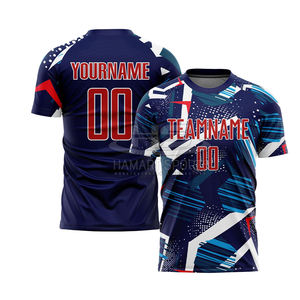 Camiseta de fútbol de talla grande de alta calidad, ropa de equipo de entrenamiento personalizada, camiseta de fútbol a bajo precio - Product Image 3