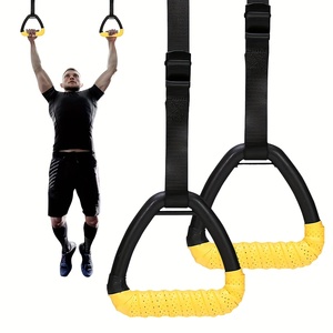 Barre de traction horizontale suspendue pour la maison, <span class=keywords><strong>anneaux</strong></span> de sport, traction vertébrale, trampoline, entraînement individuel pour les passionnés de fitness - Product Image 1