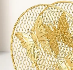 Porte-serviettes décoratif en laiton avec un design sculpté complexe ajoute du luxe aux tables Idéal pour les cadeaux disponibles au meilleur prix - Product Image 3