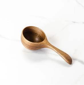 Cuchara de Acero Inoxidable Hecha a Mano con Mango Largo, Ecológica, Duradera, con Acabado Espejo para Uso en la Cocina y Servir Alimentos - Product Image 2