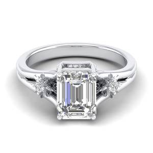 REYES Customized 925 Sterling Silver Engagement Rings 14K 18K Gold 2.56 Carat Radiant Cut <b>Moissanite</b> Wedding <b>Jewelry</b> - Product Image 5