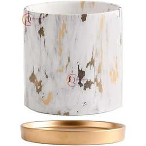 Florero hecho a mano de mármol blanco moderno hecho a mano de último diseño para fines decorativos del hogar y el jardín a un precio asequible - Product Image 1